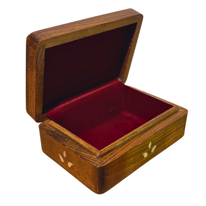 Handgefertigte Luxusbox aus Damaskus – Perlmutt & Samteleganz