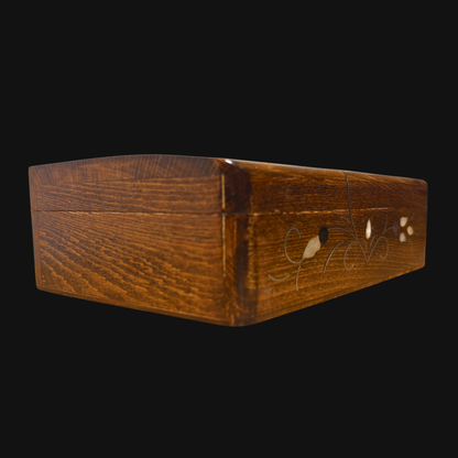 Boîte Artisanale de Luxe de Damas – Nacre & Velours