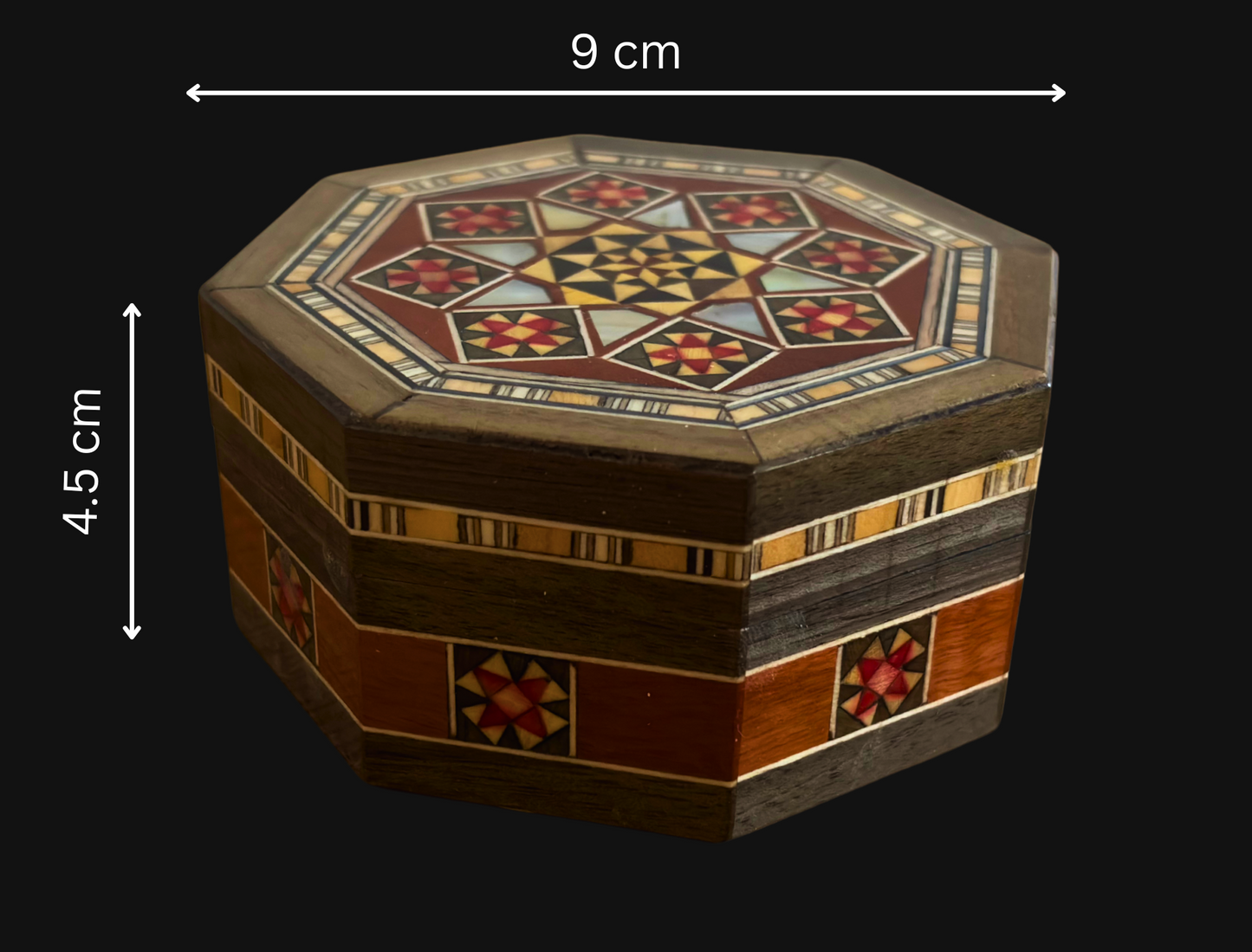 Damasceense Sieradendoos – Handgemaakt met Parelmoer